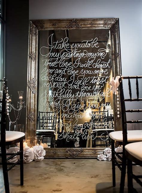 Maifc mirror for weddings
